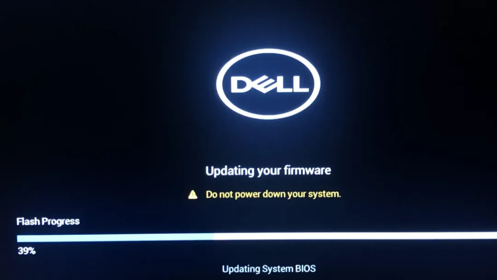 Update BIOS firmware