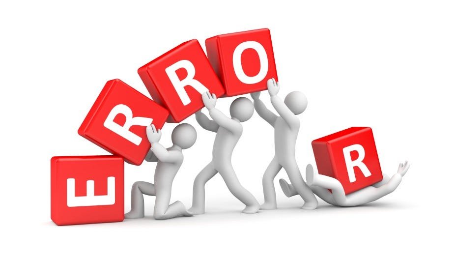 What the error actually means