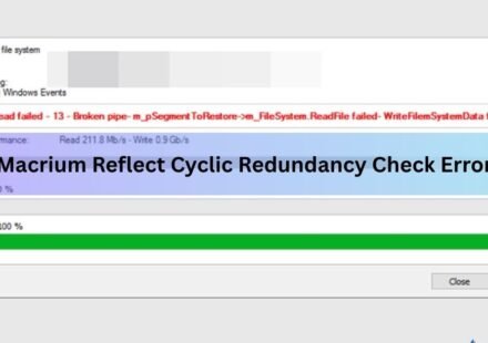 Macrium Reflect Cyclic Redundancy Check Error