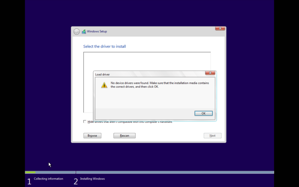 What to do after installation: making Windows see the drive