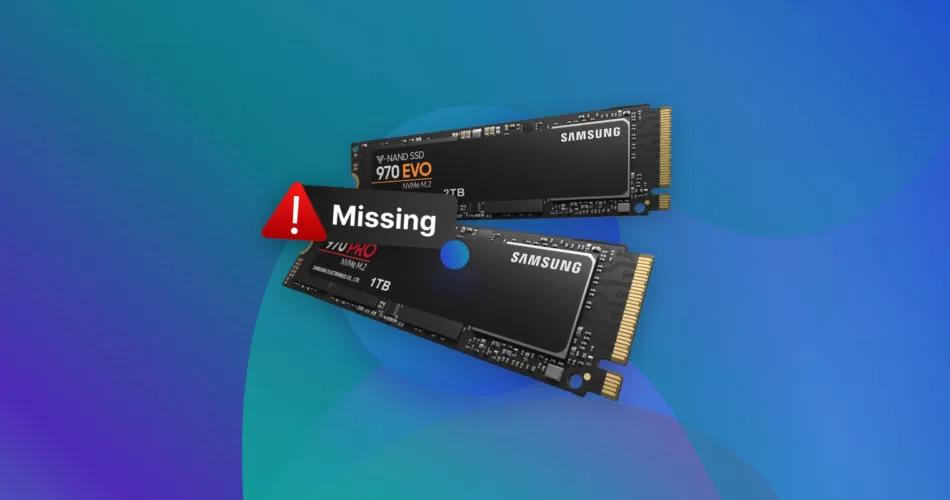 My SSD isn't showing up. What now?