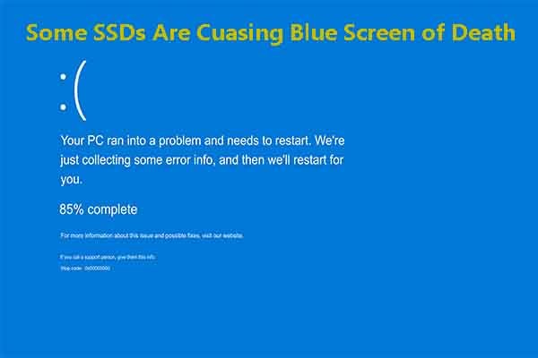 Why SSDs get this error