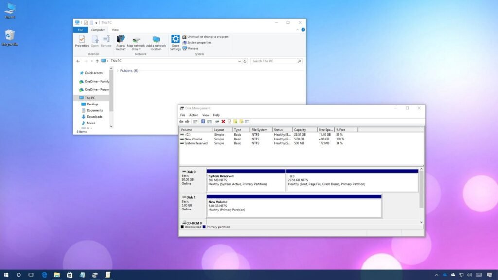 Make sure Windows can actually see the new drive