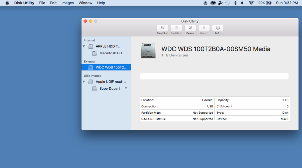 How to initialize a new SSD on a Mac