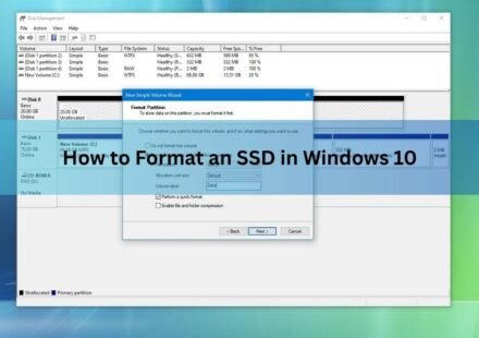 How to Format an SSD in Windows 10 (Safely, Without Killing the Drive)