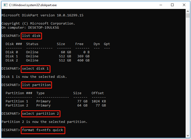 Format an SSD from the Settings app