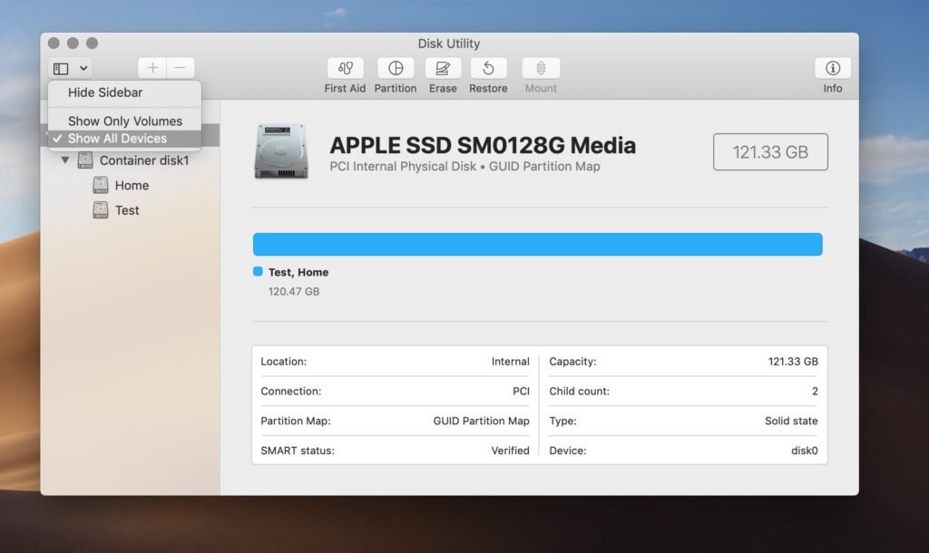 How to partition an SSD on a Mac