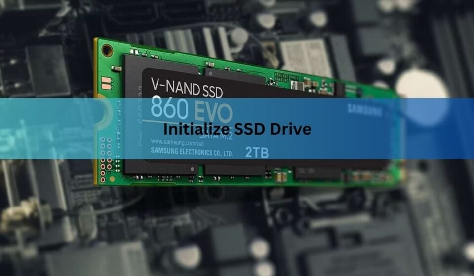 initialize ssd drive
