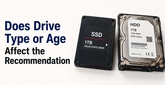 Does Drive Type or Age Affect the Recommendation