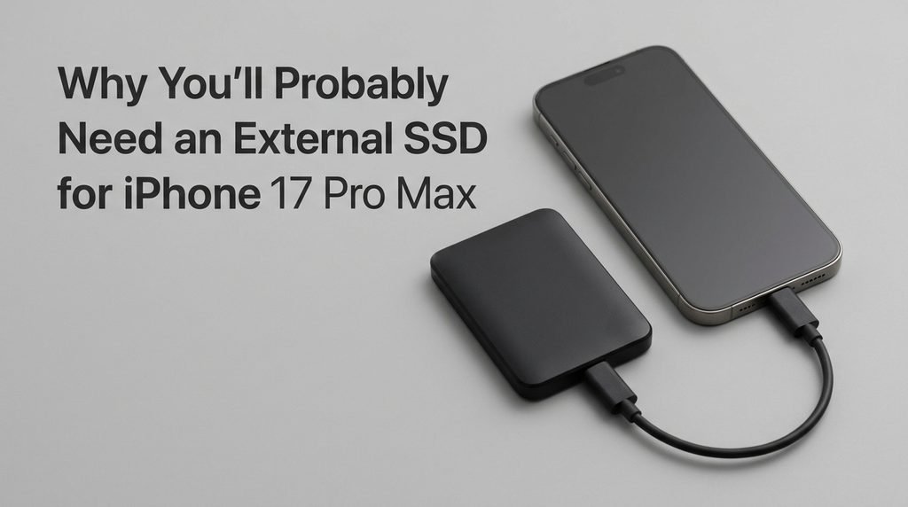 Why You'll Probably Need an External SSD for iPhone 17 Pro Max