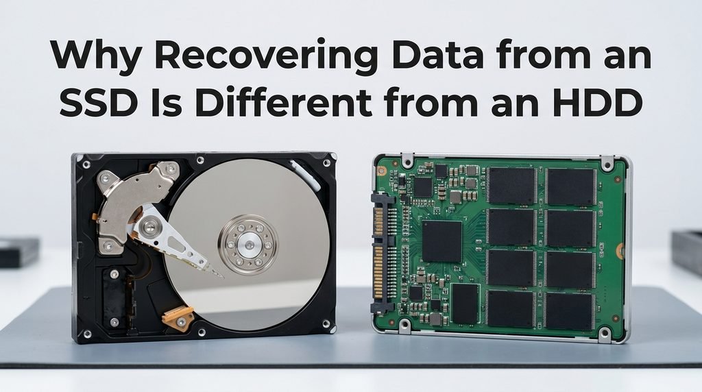 Why Recovering Data from an SSD Is Different from an HDD