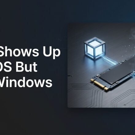 SSD Shows Up in BIOS But Not Windows