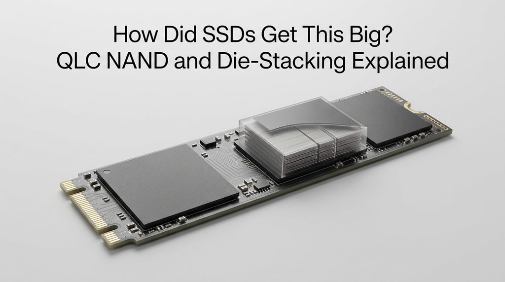 How Did SSDs Get This Big? QLC NAND and Die-Stacking Explained