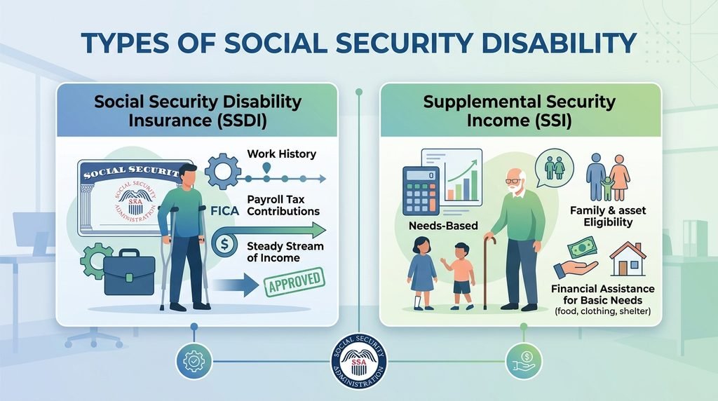Types of Social Security Disability